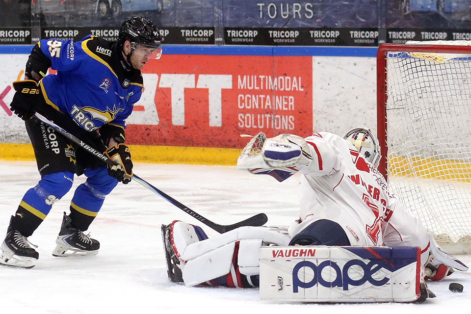 Spielszene Tilburg gegen Duisburg.