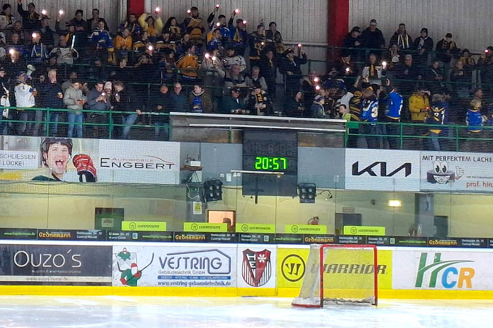 Das Tor f�hrte zum Spielabbruch in Herne.