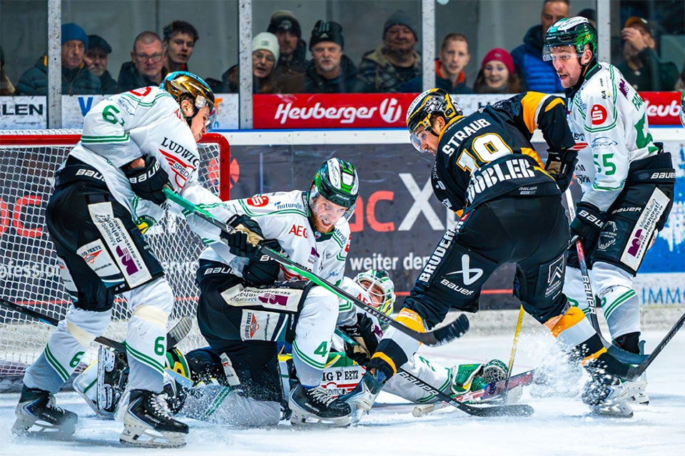 Spielszene F�ssen gegen H�chstadt.