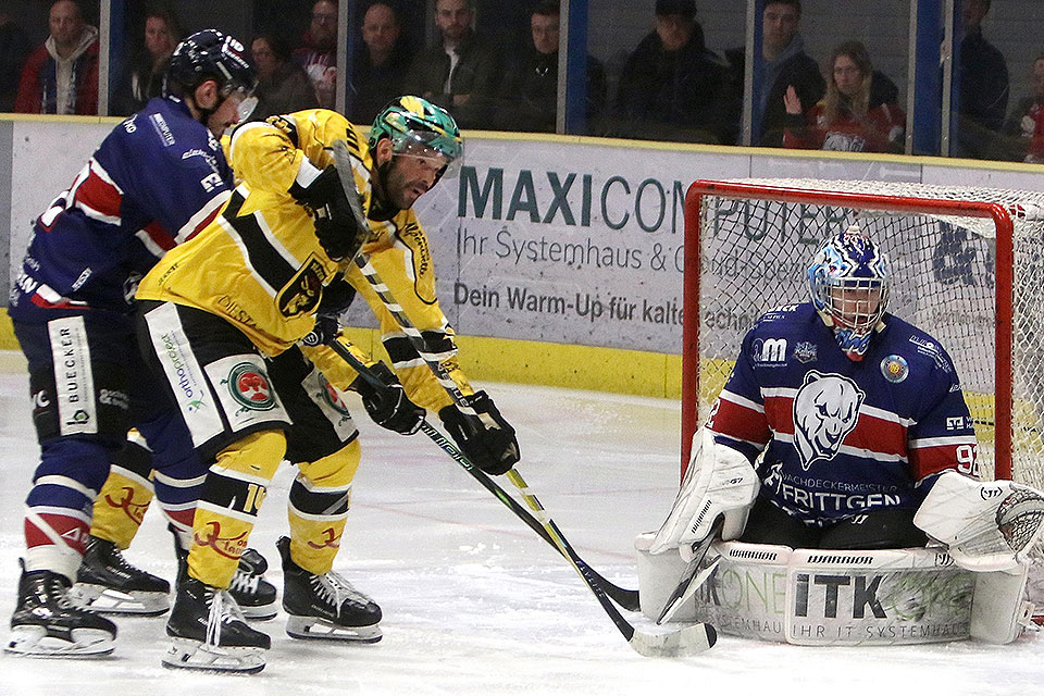 Spielszene Hamm gegen Bad T�lz.