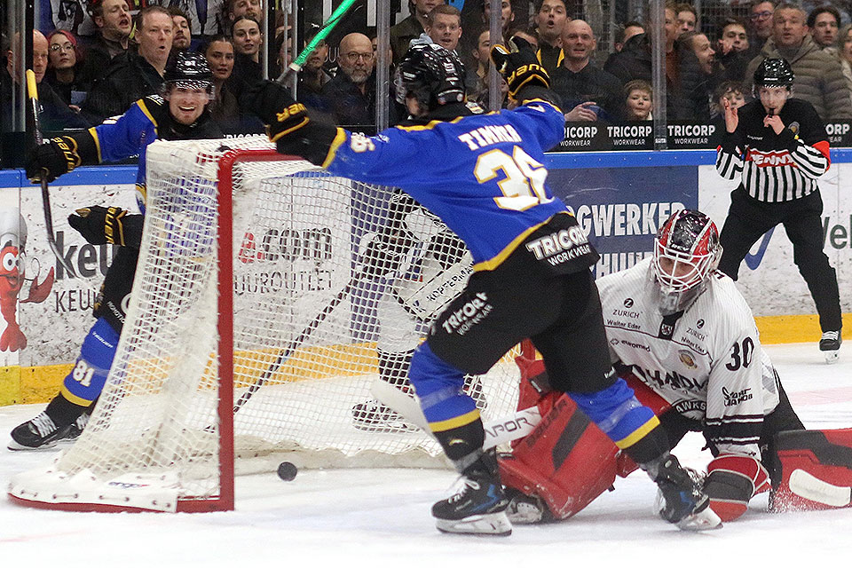 Spielszene Tilburg gegen Passau.