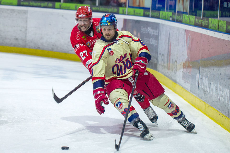 Spielszene Hannover Scorpions gegen Selber W�lfe.