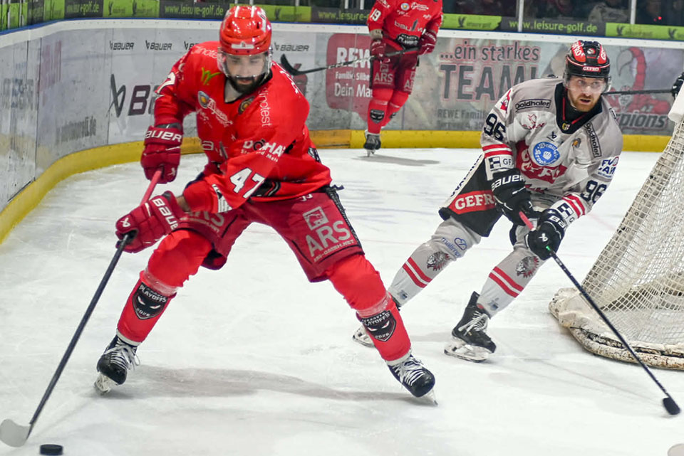 Spielszene Hannover Scorpions gegen Memmingen.