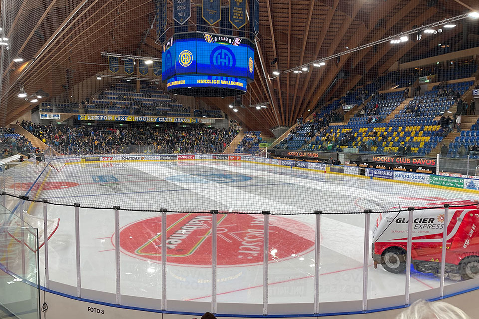 Die Arena in Davos ist wie jedes Jahr Spielort des Spengler Cups.