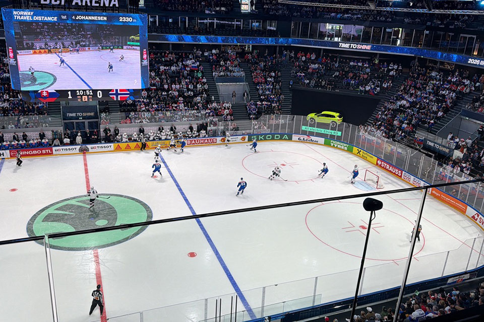 Die BCF Arena in Fribourg.