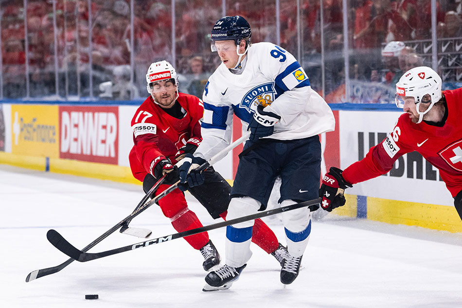 Konsta Helenius erzielte das Siegtor f�r Finnland.