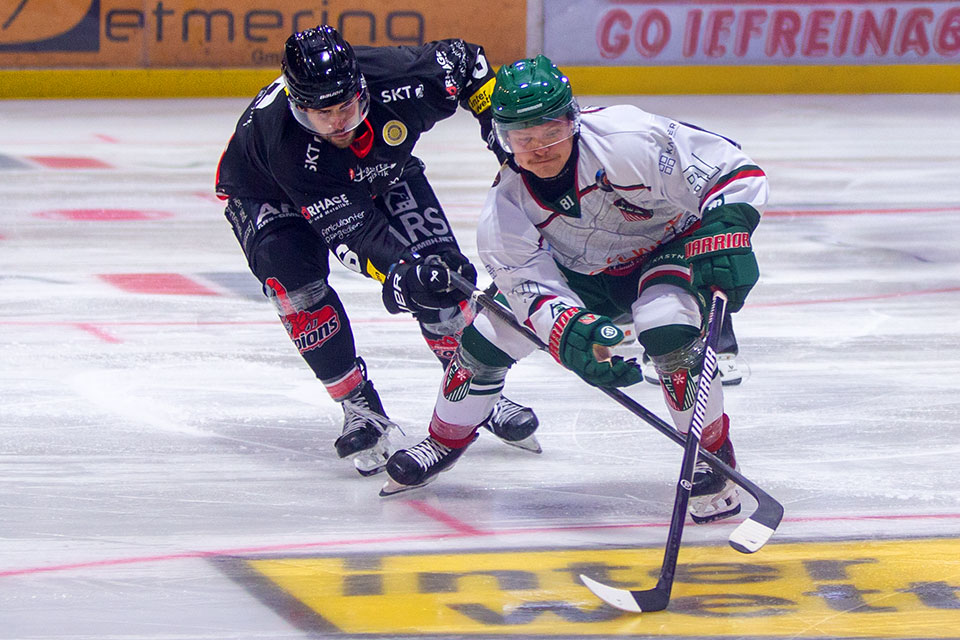 Spielszene Hannover Scorpions gegen Herne.