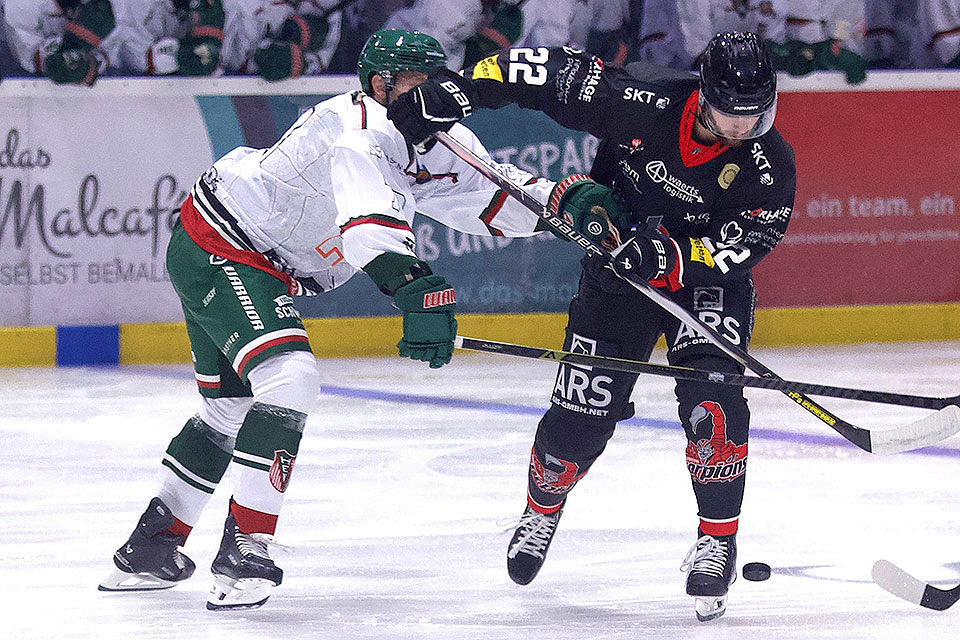 Spielszene Hannover Scorpions gegen Herne.